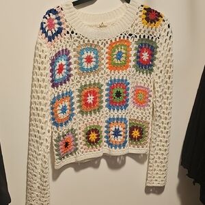 Debut White Knit Sweater